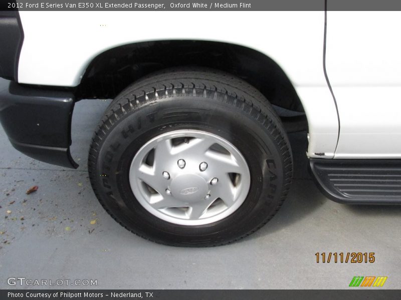 Oxford White / Medium Flint 2012 Ford E Series Van E350 XL Extended Passenger