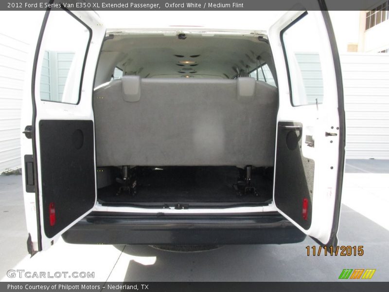 Oxford White / Medium Flint 2012 Ford E Series Van E350 XL Extended Passenger