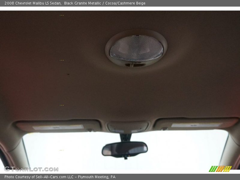 Black Granite Metallic / Cocoa/Cashmere Beige 2008 Chevrolet Malibu LS Sedan