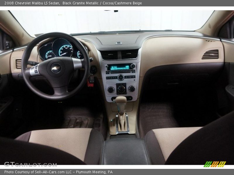 Black Granite Metallic / Cocoa/Cashmere Beige 2008 Chevrolet Malibu LS Sedan
