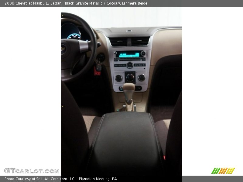 Black Granite Metallic / Cocoa/Cashmere Beige 2008 Chevrolet Malibu LS Sedan