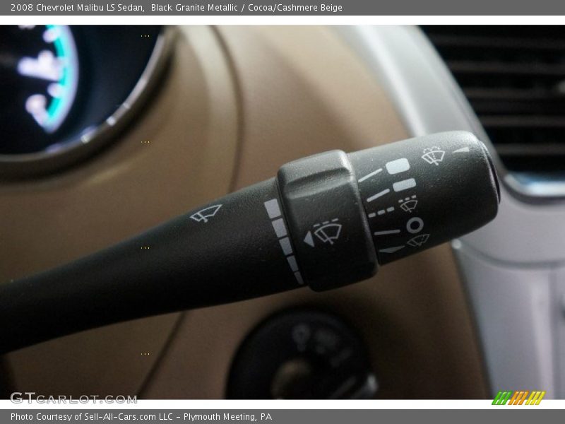Black Granite Metallic / Cocoa/Cashmere Beige 2008 Chevrolet Malibu LS Sedan