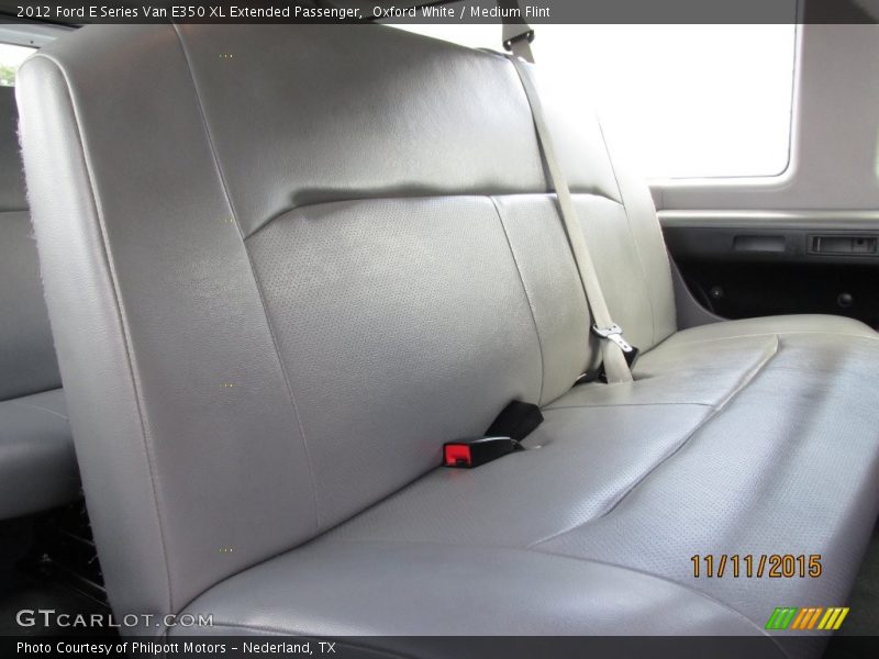 Oxford White / Medium Flint 2012 Ford E Series Van E350 XL Extended Passenger