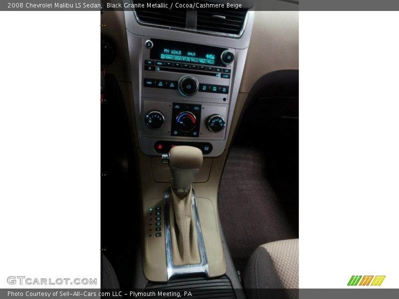Black Granite Metallic / Cocoa/Cashmere Beige 2008 Chevrolet Malibu LS Sedan