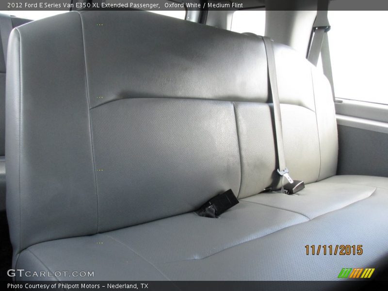 Oxford White / Medium Flint 2012 Ford E Series Van E350 XL Extended Passenger