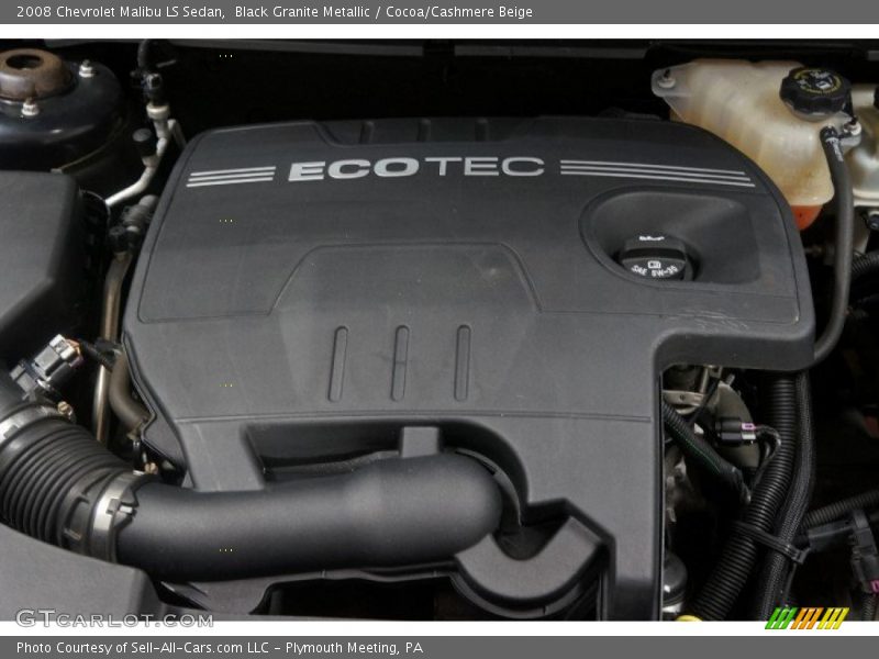 Black Granite Metallic / Cocoa/Cashmere Beige 2008 Chevrolet Malibu LS Sedan