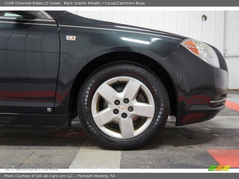 Black Granite Metallic / Cocoa/Cashmere Beige 2008 Chevrolet Malibu LS Sedan