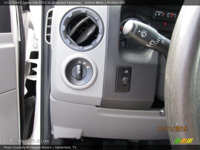 Oxford White / Medium Flint 2012 Ford E Series Van E350 XL Extended Passenger