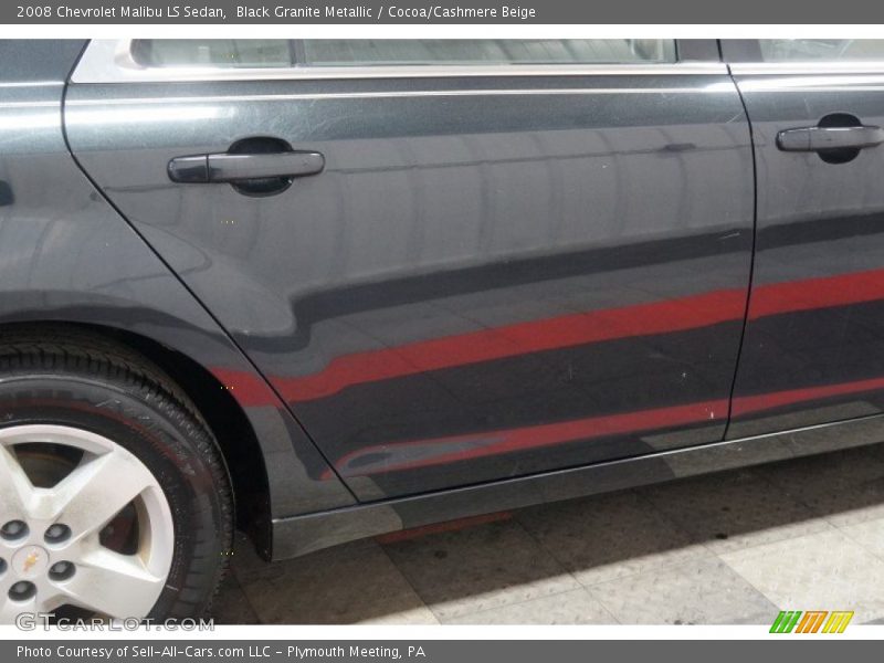 Black Granite Metallic / Cocoa/Cashmere Beige 2008 Chevrolet Malibu LS Sedan