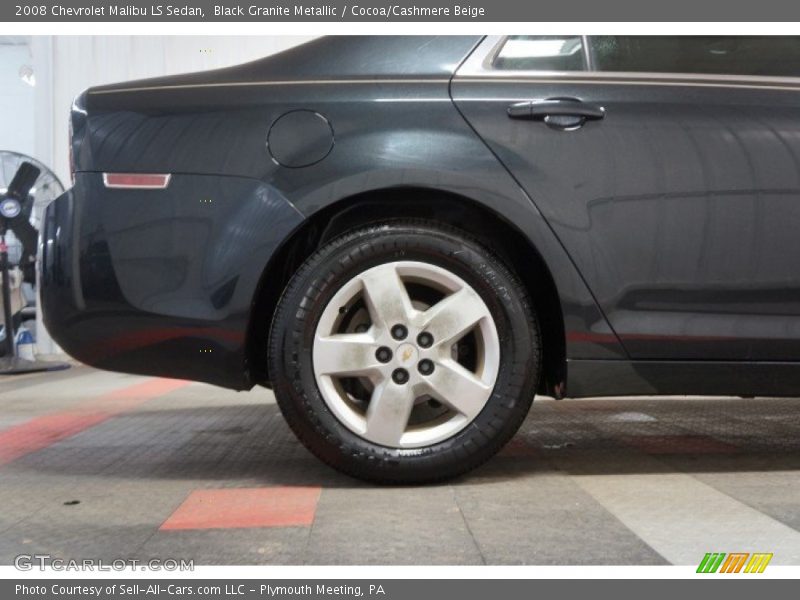 Black Granite Metallic / Cocoa/Cashmere Beige 2008 Chevrolet Malibu LS Sedan
