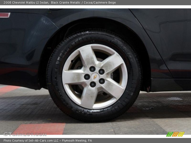 Black Granite Metallic / Cocoa/Cashmere Beige 2008 Chevrolet Malibu LS Sedan