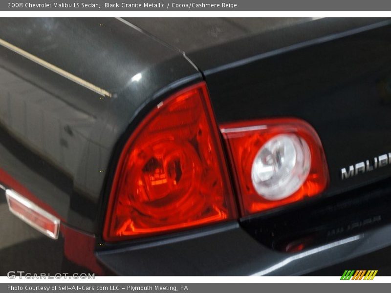 Black Granite Metallic / Cocoa/Cashmere Beige 2008 Chevrolet Malibu LS Sedan