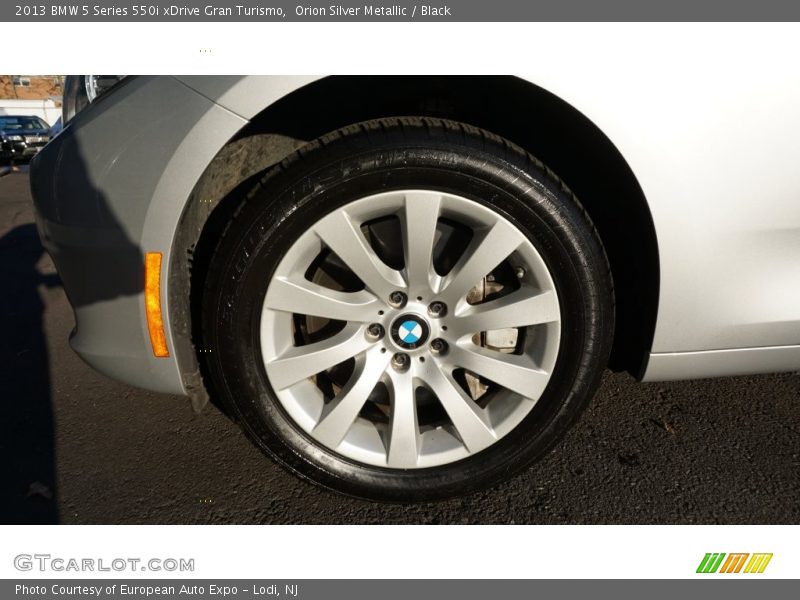 Orion Silver Metallic / Black 2013 BMW 5 Series 550i xDrive Gran Turismo
