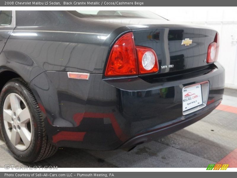 Black Granite Metallic / Cocoa/Cashmere Beige 2008 Chevrolet Malibu LS Sedan