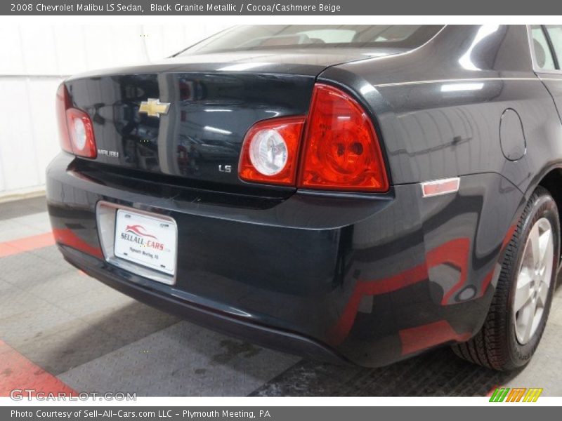 Black Granite Metallic / Cocoa/Cashmere Beige 2008 Chevrolet Malibu LS Sedan