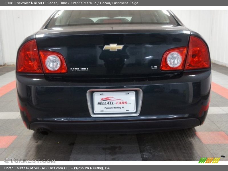Black Granite Metallic / Cocoa/Cashmere Beige 2008 Chevrolet Malibu LS Sedan