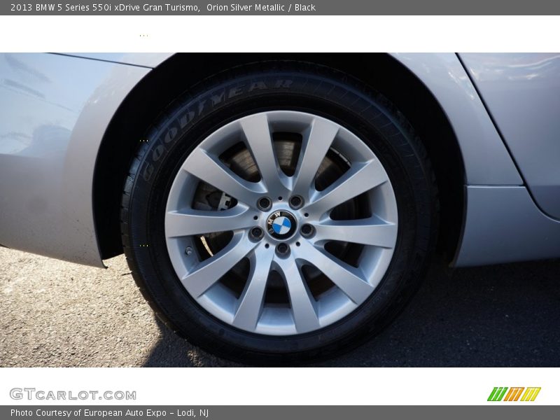 Orion Silver Metallic / Black 2013 BMW 5 Series 550i xDrive Gran Turismo