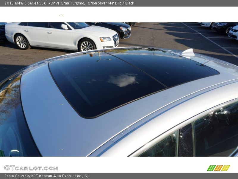 Orion Silver Metallic / Black 2013 BMW 5 Series 550i xDrive Gran Turismo