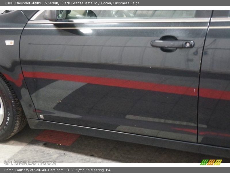 Black Granite Metallic / Cocoa/Cashmere Beige 2008 Chevrolet Malibu LS Sedan