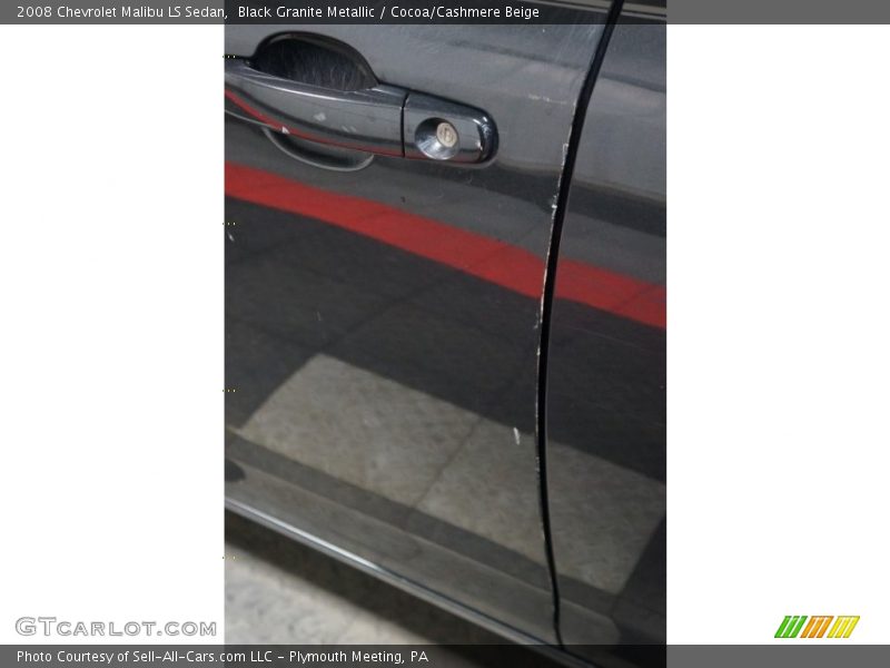 Black Granite Metallic / Cocoa/Cashmere Beige 2008 Chevrolet Malibu LS Sedan