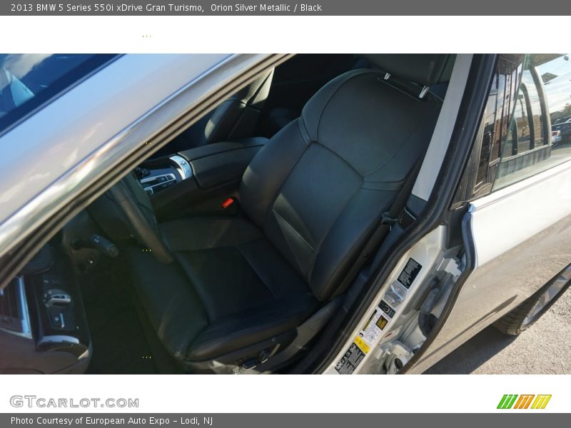 Orion Silver Metallic / Black 2013 BMW 5 Series 550i xDrive Gran Turismo