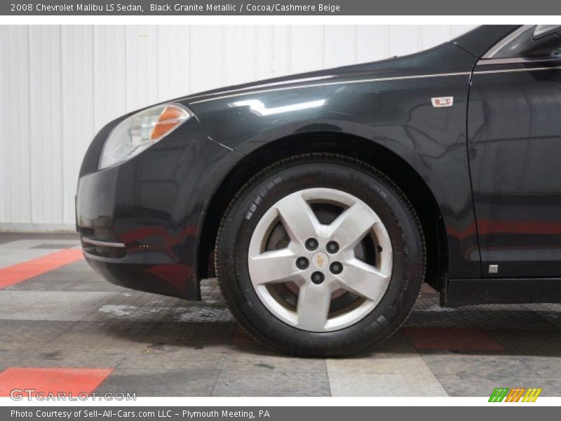 Black Granite Metallic / Cocoa/Cashmere Beige 2008 Chevrolet Malibu LS Sedan