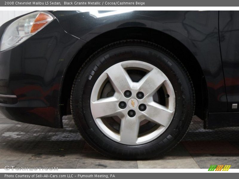 Black Granite Metallic / Cocoa/Cashmere Beige 2008 Chevrolet Malibu LS Sedan