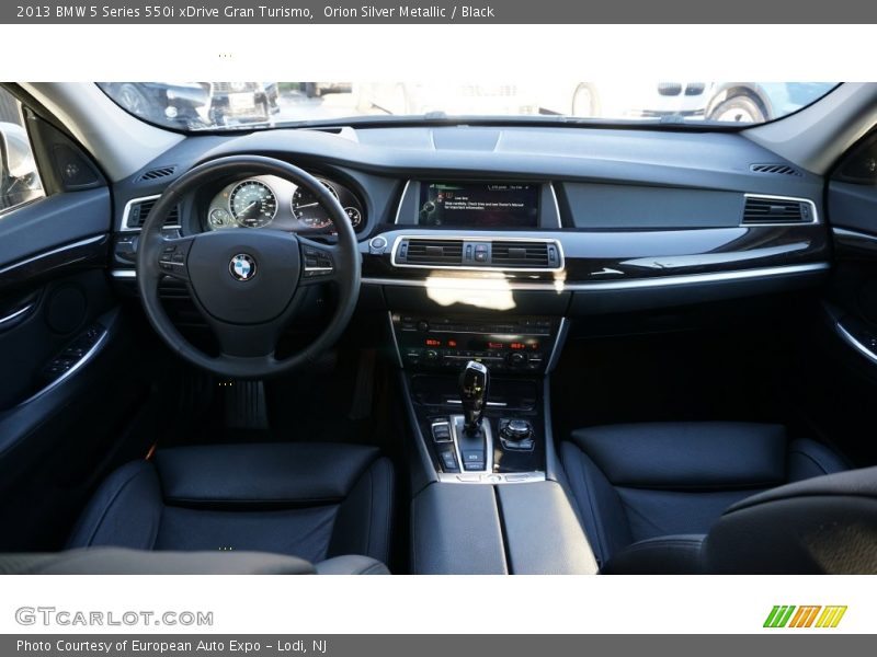 Orion Silver Metallic / Black 2013 BMW 5 Series 550i xDrive Gran Turismo
