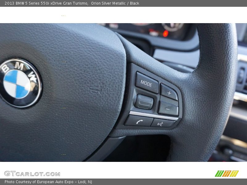 Orion Silver Metallic / Black 2013 BMW 5 Series 550i xDrive Gran Turismo