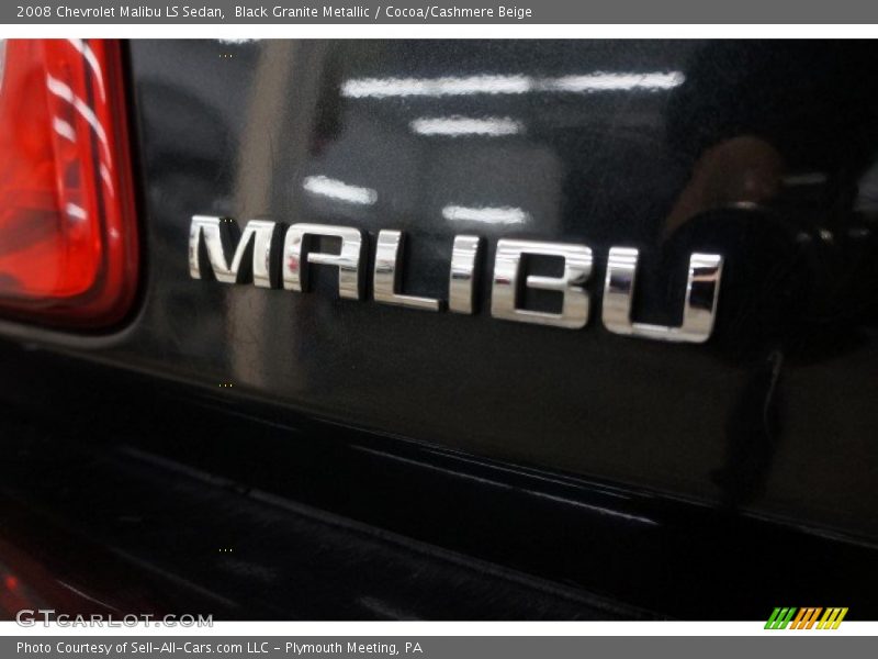 Black Granite Metallic / Cocoa/Cashmere Beige 2008 Chevrolet Malibu LS Sedan
