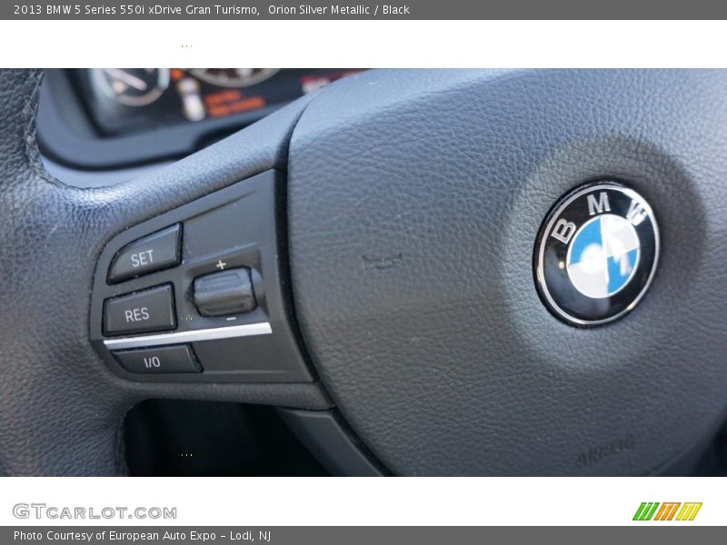 Orion Silver Metallic / Black 2013 BMW 5 Series 550i xDrive Gran Turismo