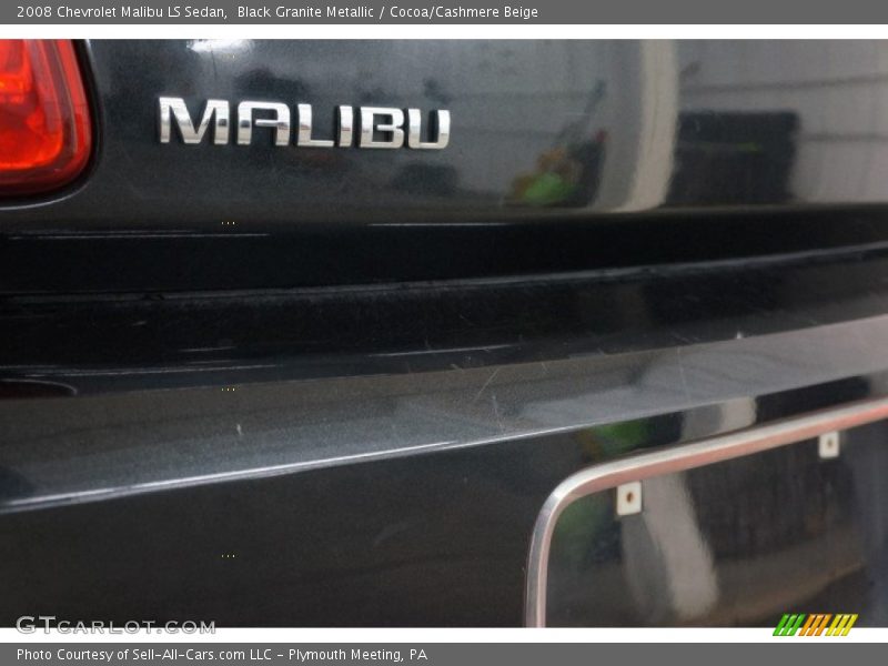 Black Granite Metallic / Cocoa/Cashmere Beige 2008 Chevrolet Malibu LS Sedan