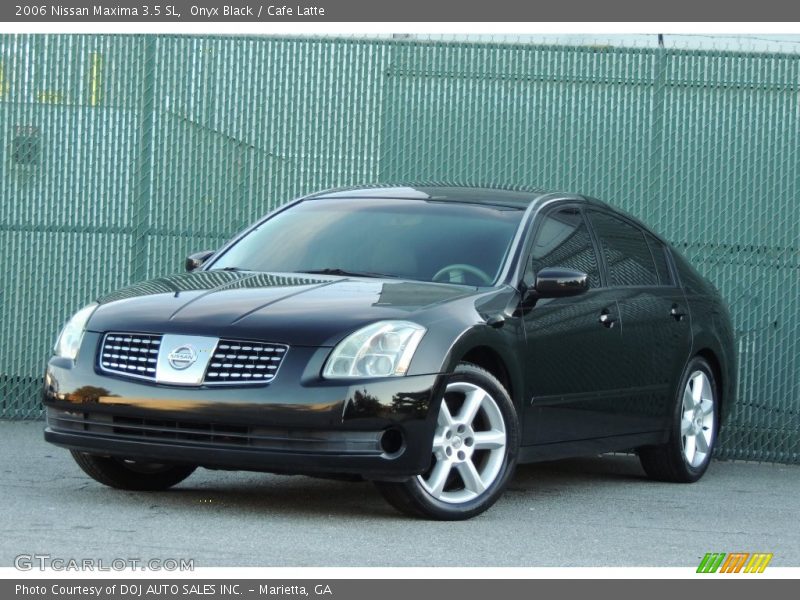 Onyx Black / Cafe Latte 2006 Nissan Maxima 3.5 SL