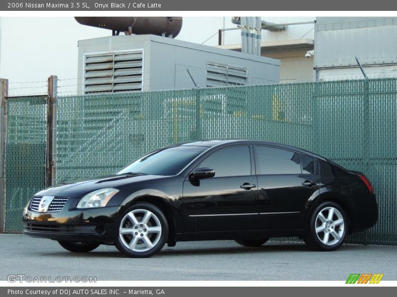 Onyx Black / Cafe Latte 2006 Nissan Maxima 3.5 SL