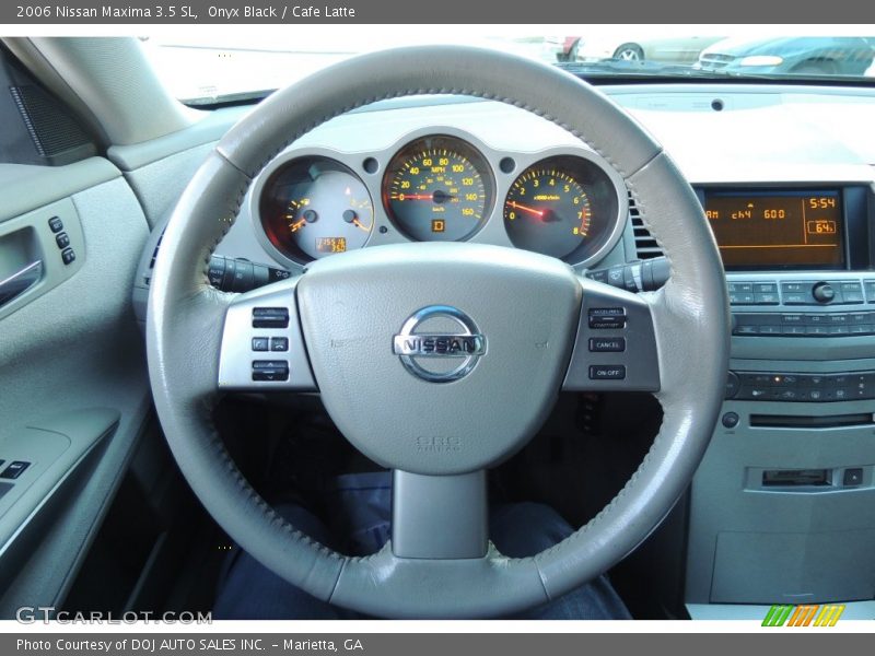Onyx Black / Cafe Latte 2006 Nissan Maxima 3.5 SL