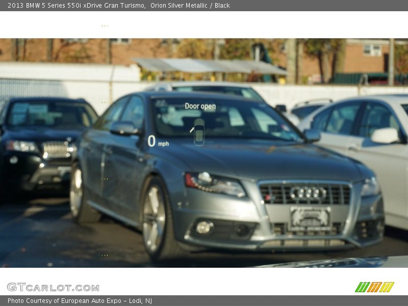 Orion Silver Metallic / Black 2013 BMW 5 Series 550i xDrive Gran Turismo