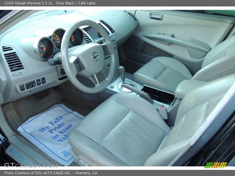 Onyx Black / Cafe Latte 2006 Nissan Maxima 3.5 SL