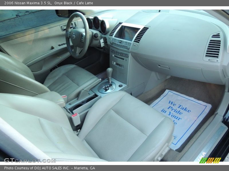 Onyx Black / Cafe Latte 2006 Nissan Maxima 3.5 SL