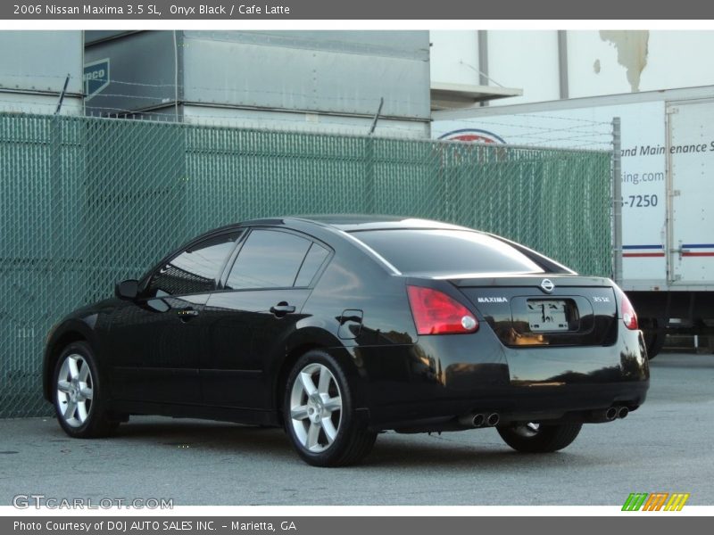 Onyx Black / Cafe Latte 2006 Nissan Maxima 3.5 SL