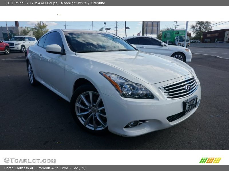 Moonlight White / Graphite 2013 Infiniti G 37 x AWD Coupe
