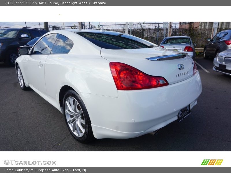 Moonlight White / Graphite 2013 Infiniti G 37 x AWD Coupe
