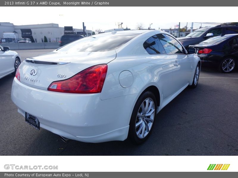 Moonlight White / Graphite 2013 Infiniti G 37 x AWD Coupe