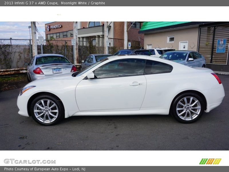 Moonlight White / Graphite 2013 Infiniti G 37 x AWD Coupe