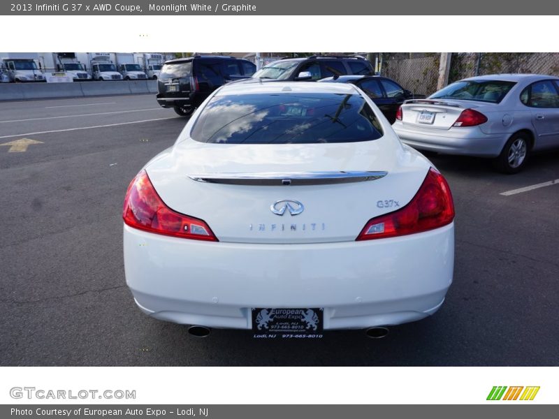 Moonlight White / Graphite 2013 Infiniti G 37 x AWD Coupe