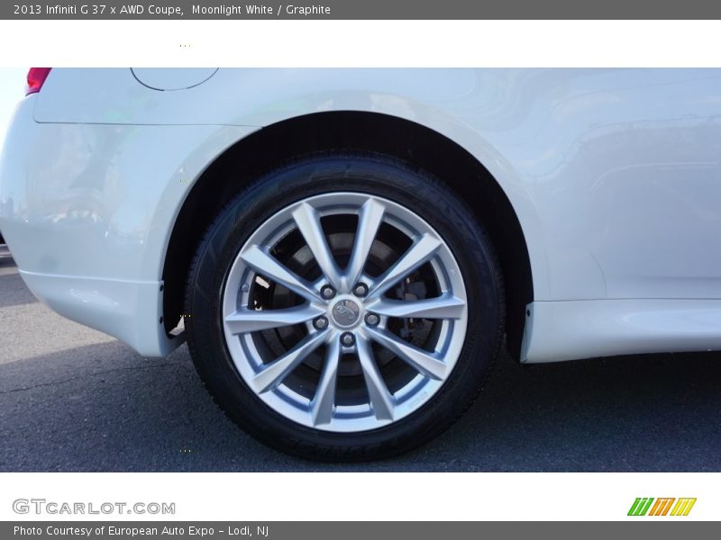 Moonlight White / Graphite 2013 Infiniti G 37 x AWD Coupe