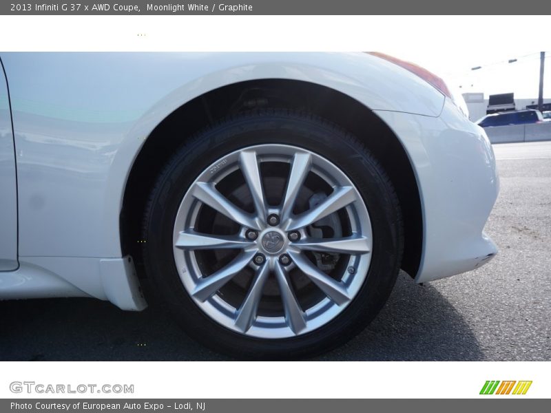 Moonlight White / Graphite 2013 Infiniti G 37 x AWD Coupe