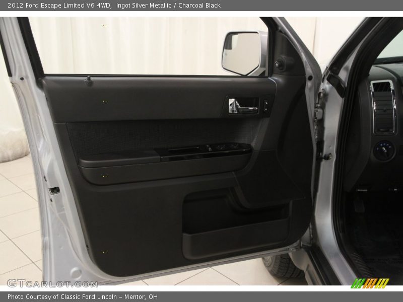 Ingot Silver Metallic / Charcoal Black 2012 Ford Escape Limited V6 4WD