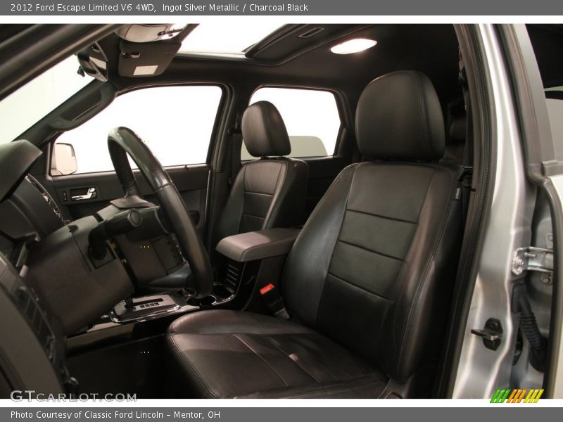 Ingot Silver Metallic / Charcoal Black 2012 Ford Escape Limited V6 4WD