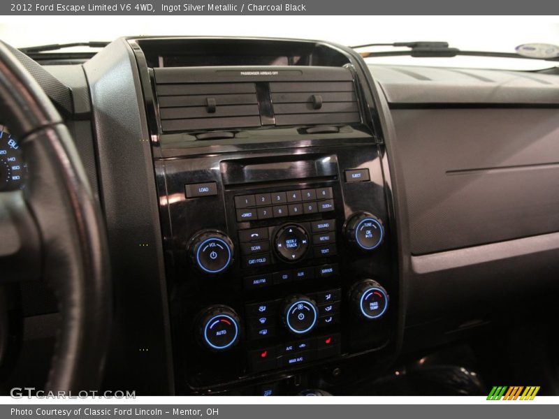 Ingot Silver Metallic / Charcoal Black 2012 Ford Escape Limited V6 4WD
