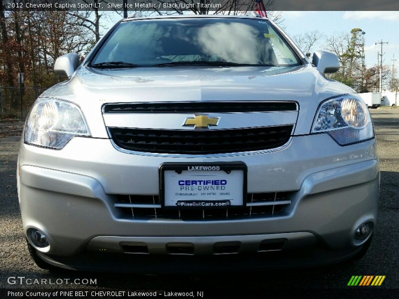 Silver Ice Metallic / Black/Light Titanium 2012 Chevrolet Captiva Sport LT